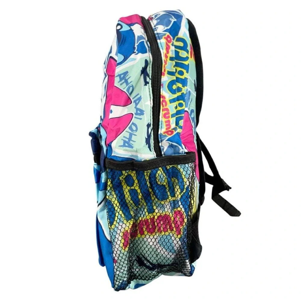 Disney Lilo & Stitch Backpack Crump Aloha‎ School Travel Lightweight NEW
